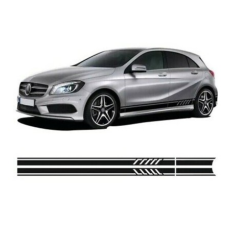 Edition 1 Door Side Stripe Skirt Decal Sticker for Mercedes Benz A ...